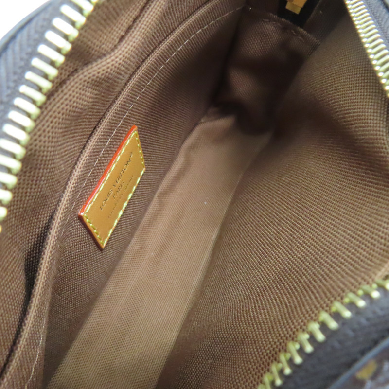 棕色 原花帆布 Trocadero Wearable Wallet 肩背包【LOUIS VUITTON LV 路易威登】 M14058-4