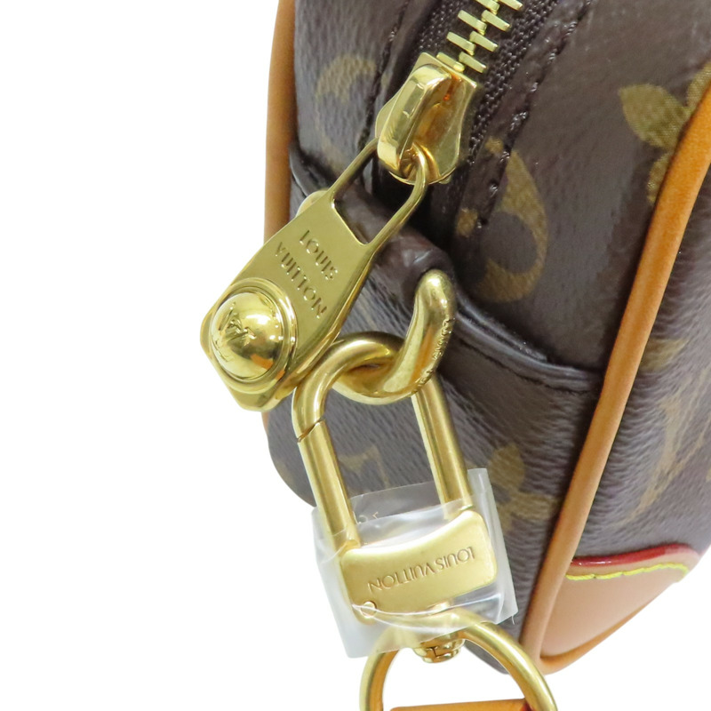 棕色 原花帆布 Trocadero Wearable Wallet 肩背包【LOUIS VUITTON LV 路易威登】 M14058-8