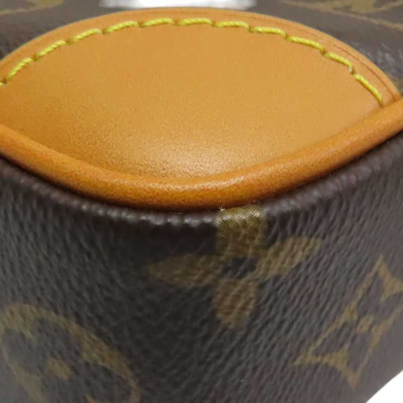 棕色 原花帆布 Trocadero Wearable Wallet 肩背包【LOUIS VUITTON LV 路易威登】 M14058-11