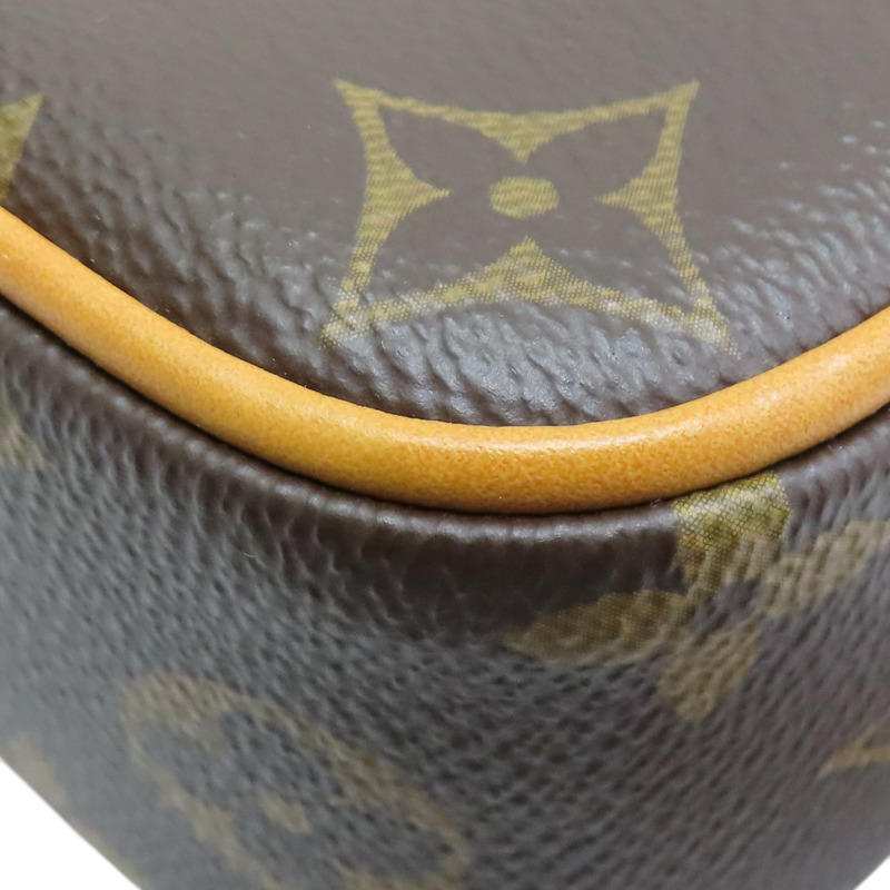 棕色 原花帆布 Trocadero Wearable Wallet 肩背包【LOUIS VUITTON LV 路易威登】 M14058-13