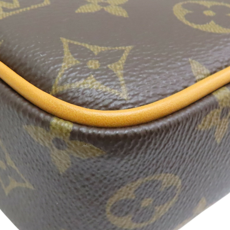 棕色 原花帆布 Trocadero Wearable Wallet 肩背包【LOUIS VUITTON LV 路易威登】 M14058-14