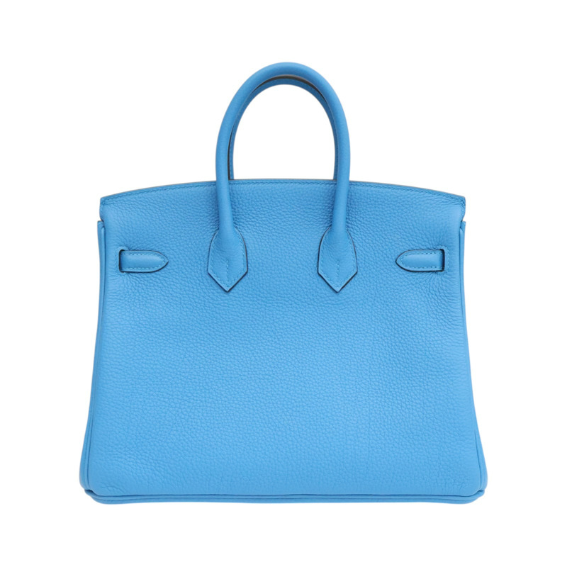 海島藍 Togo牛皮 Birkin 25 手提包 金釦 A刻【HERMES 愛馬仕】 H041344CC-1