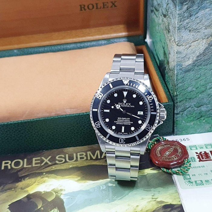 【大眾名錶】ROLEX 勞力士 16600 Sea Dweller 海使 鋁圈 台灣AD 錶徑40mm 大眾名錶B916-0