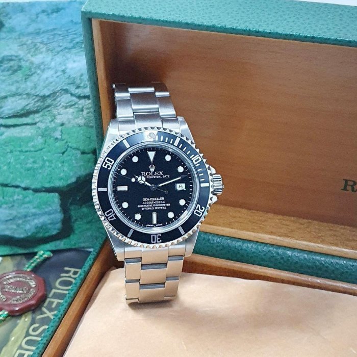 【大眾名錶】ROLEX 勞力士 16600 Sea Dweller 海使 鋁圈 台灣AD 錶徑40mm 大眾名錶B916-2