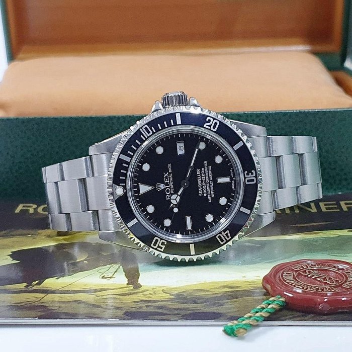 【大眾名錶】ROLEX 勞力士 16600 Sea Dweller 海使 鋁圈 台灣AD 錶徑40mm 大眾名錶B916-3