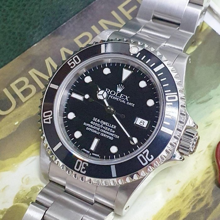 【大眾名錶】ROLEX 勞力士 16600 Sea Dweller 海使 鋁圈 台灣AD 錶徑40mm 大眾名錶B916-4