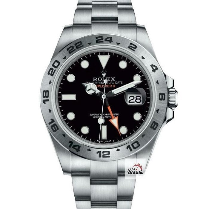 【大眾名錶】ROLEX勞力士 216570 Explorer ll 探二 2015/03全配件 黑面 大眾名錶G169-0