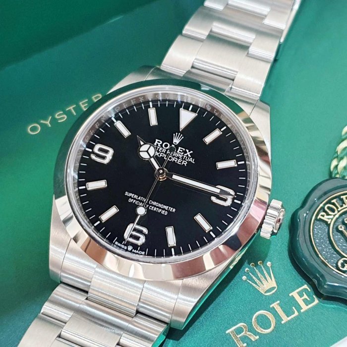 【大眾名錶】ROLEX 勞力士 224270 Explorer 新款 探險家一號 2023/03綠卡 大眾名錶B1184-8