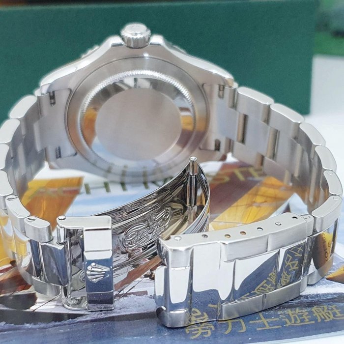 【大眾名錶】ROLEX 勞力士 16622 Yacht Master 遊艇名仕型 灰面紅針台灣AD全配 大眾名錶B799-7
