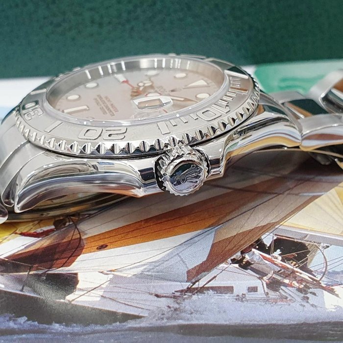 【大眾名錶】ROLEX 勞力士 16622 Yacht Master 遊艇名仕型 灰面紅針 2004 大眾名錶B1054-5