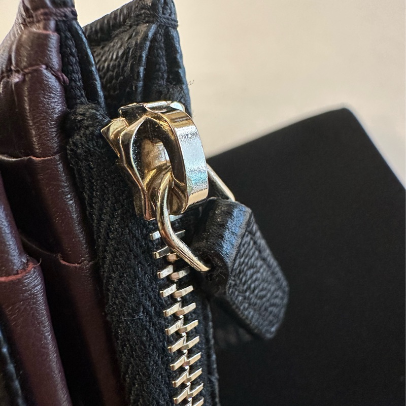 Chanel 荔枝皮對開短夾-6