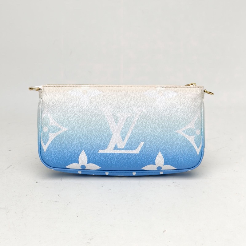LOUIS VUITTON MultiPochette五合一藍色PVC晶片夏日系列-2