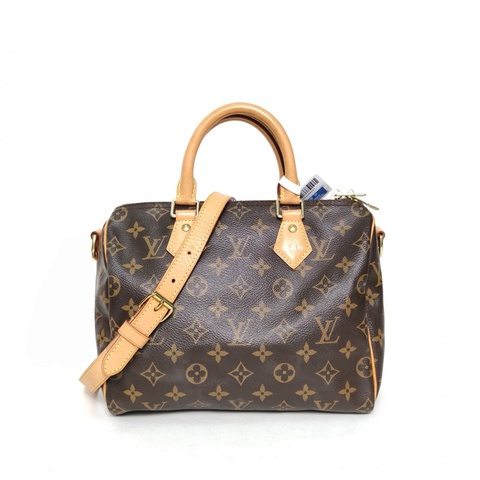 LOUIS VUITTON Speedy25配肩帶老花PVC2017