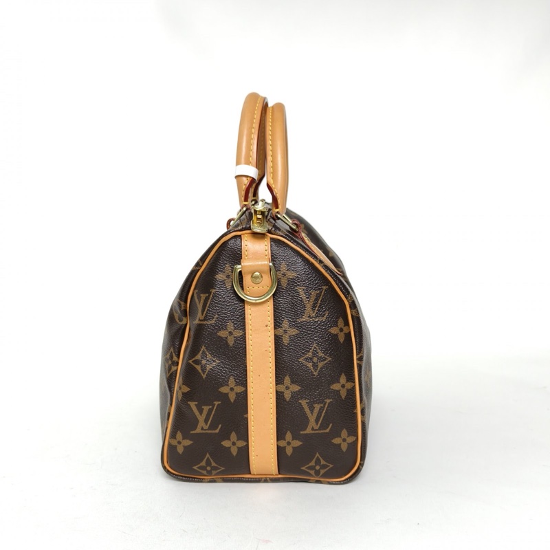 LOUIS VUITTON Speedy25配肩帶老花PVC2017-1