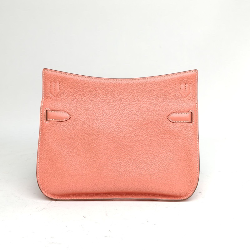 HERMES 吉普賽Jypsiere28龍蝦粉TC皮框Q銀扣-2