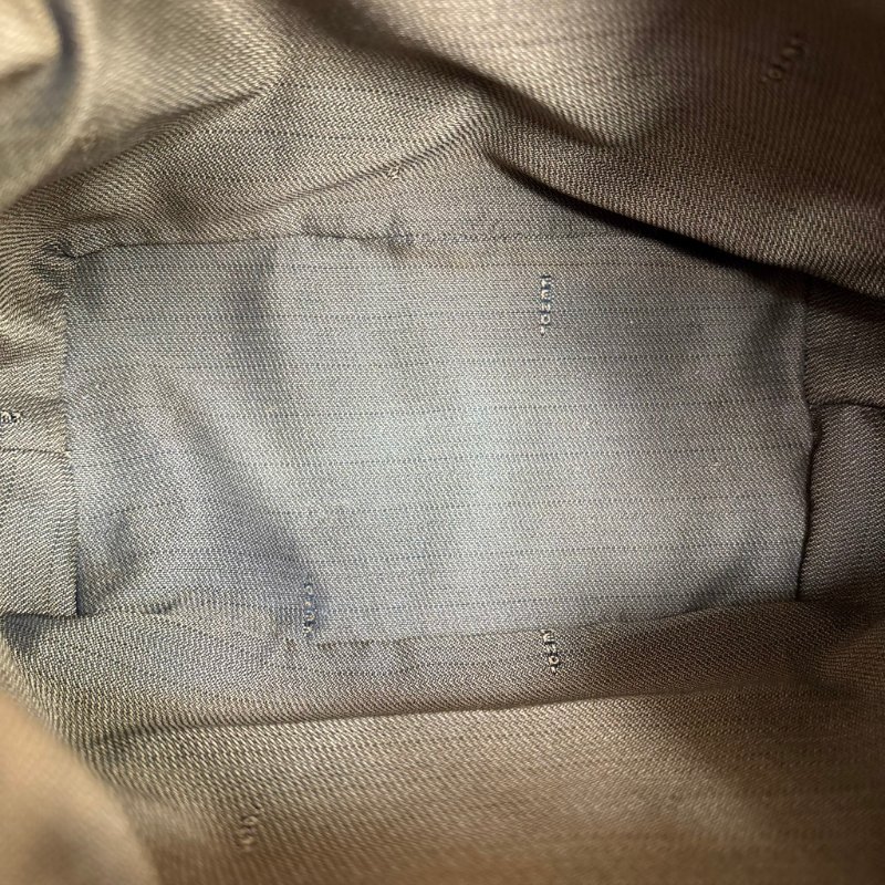 ::FENDI:: 經典緹花拼接皮革抽繩水桶包 斜背包 肩背包-31