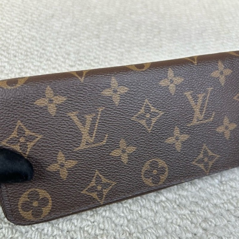 LV路易威登老花長款錢包 拉鏈開合 玫紅色內裡 卡位多 容量大 實用性強 日常百搭-4