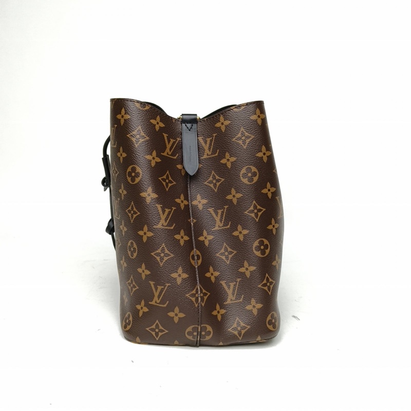 LOUIS VUITTON NÉONOÉ水桶包中號黑色內裏老花PVC金扣晶片-1