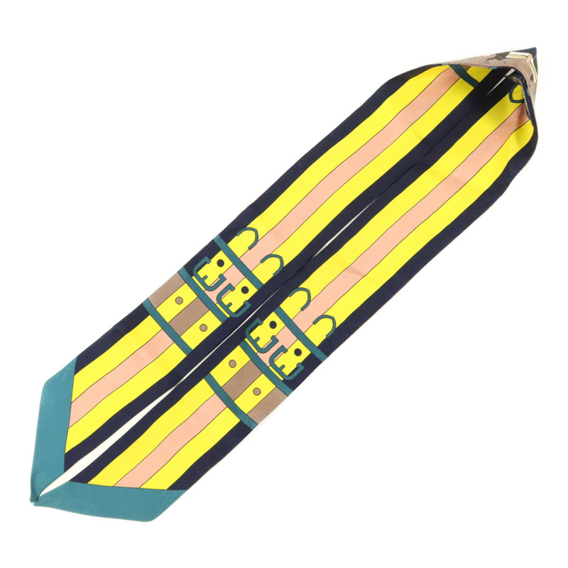 HERMES 絲質Twilly絲巾-2