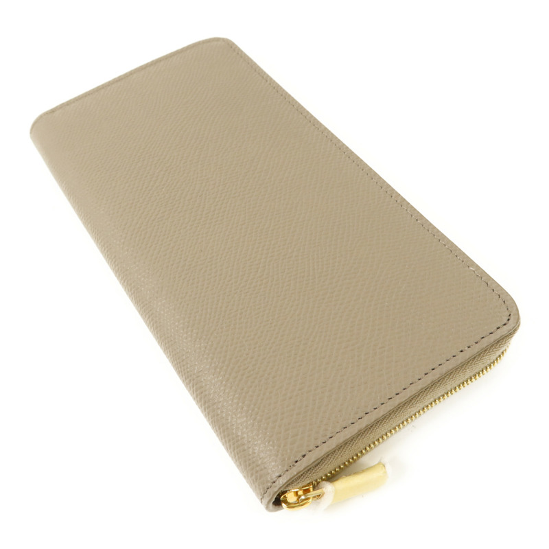 CELINE 牛皮皮革Long Round Wallet金扣長錢包-3