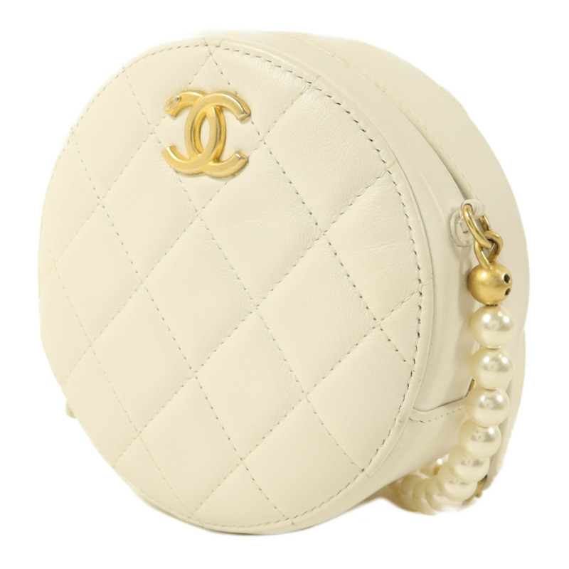 CHANEL 羊皮皮革Shoulder Bag金扣肩背袋-2