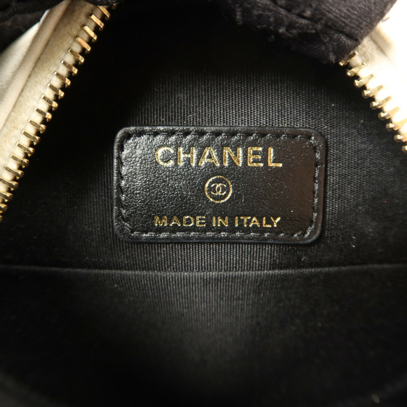 CHANEL 羊皮皮革Shoulder Bag金扣肩背袋-5