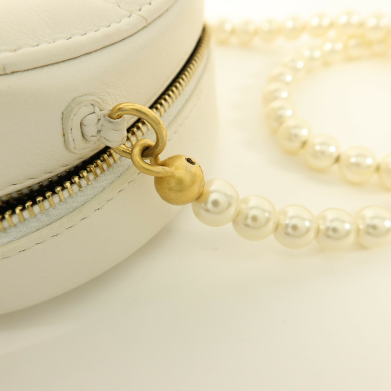 CHANEL 羊皮皮革Shoulder Bag金扣肩背袋-9