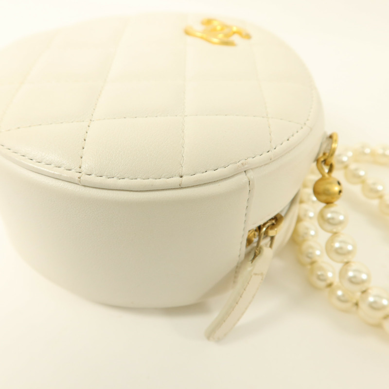 CHANEL 羊皮皮革Shoulder Bag金扣肩背袋-11