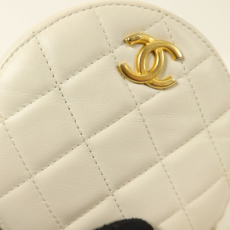 CHANEL 羊皮皮革Shoulder Bag金扣肩背袋-18