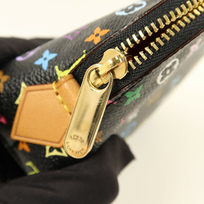 LOUIS VUITTON Monogram Multicolore Pochette Pouch金扣手拿包-7