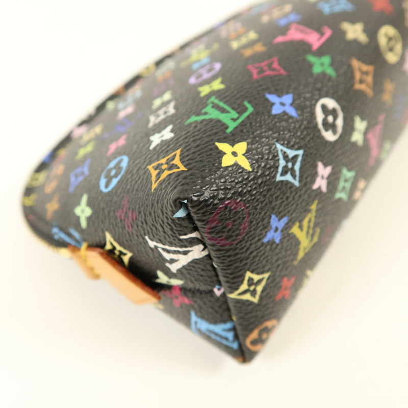 LOUIS VUITTON Monogram Multicolore Pochette Pouch金扣手拿包-9
