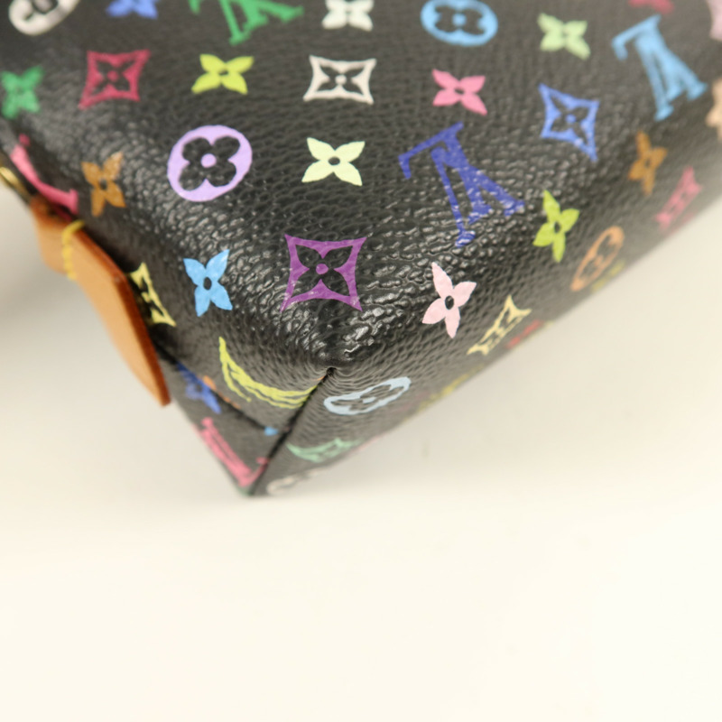 LOUIS VUITTON Monogram Multicolore Pochette Pouch金扣手拿包-10