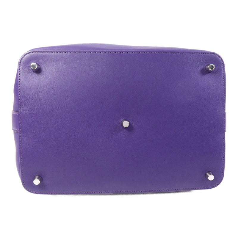 HERMES Swift皮革Tool Box 26銀扣肩背袋Anemone-3