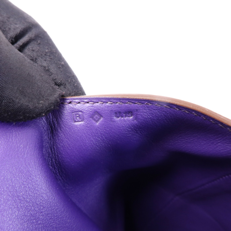 HERMES Swift皮革Tool Box 26銀扣肩背袋Anemone-7