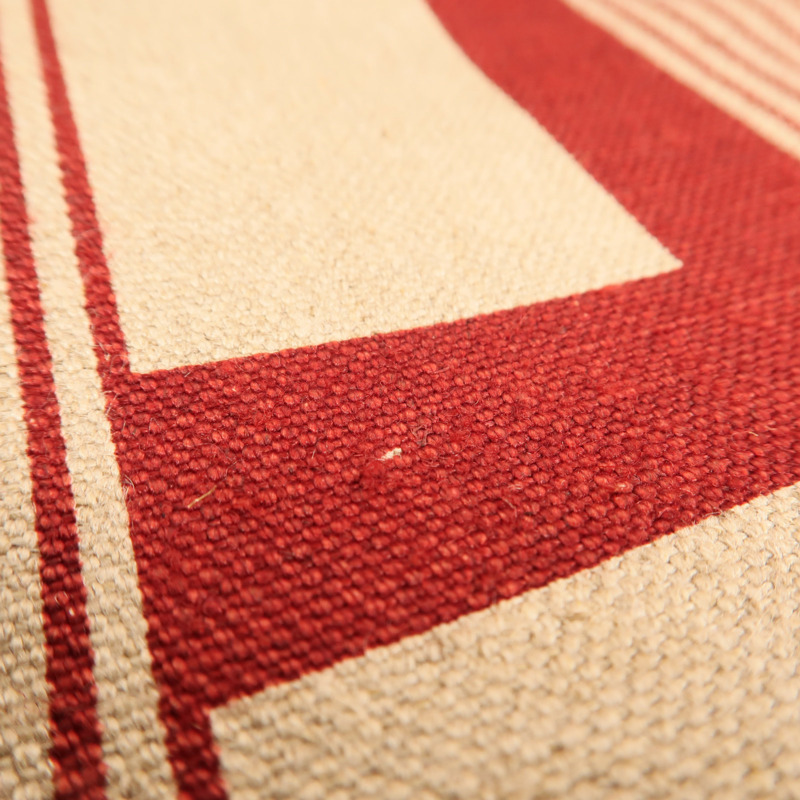 HERMES Toile H帆布Herbag PM手挽肩背兩用袋Rouge Piment/Bordeaux-17