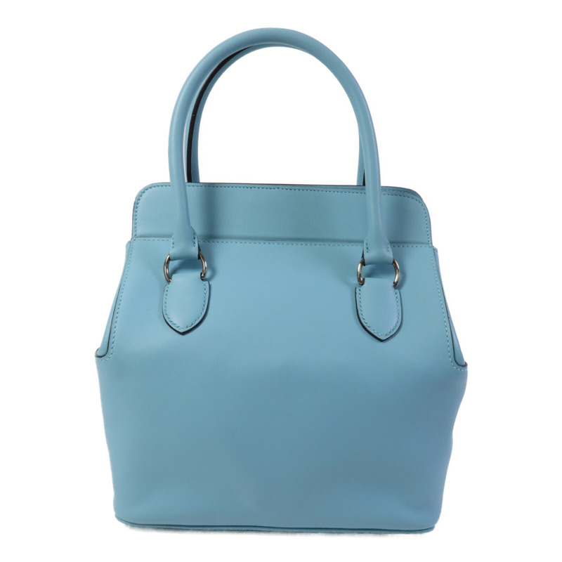 HERMES Evercolor皮革Toobox 20銀扣手挽肩背兩用袋Bleu St Cyr-1