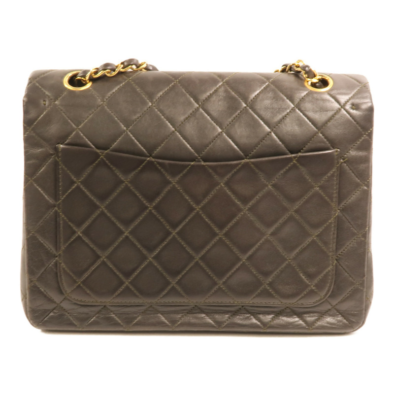 CHANEL 羊皮皮革Vintage Classic Flap Bag金扣鏈帶肩背袋-1