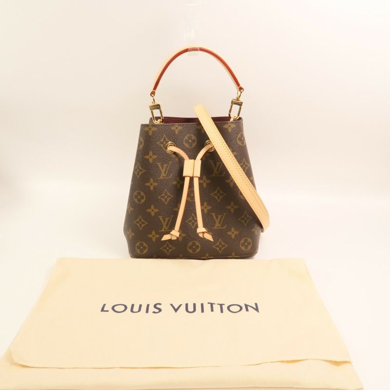 LOUIS VUITTON Monogram NeoNoe BB金扣手挽肩背兩用袋-7