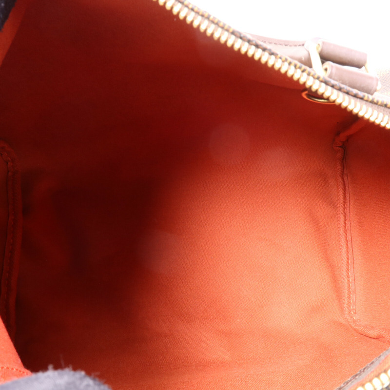 LOUIS VUITTON Damier Speedy 30金扣手挽袋-4