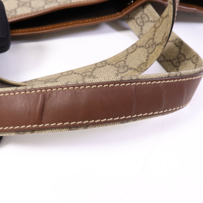 GUCCI 塗層帆布Tote Bag金扣手挽袋-14