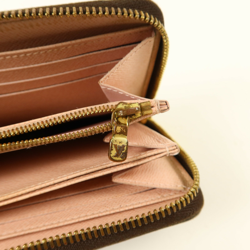 LOUIS VUITTON Damier Zipper Long Wallet金扣長錢包-7