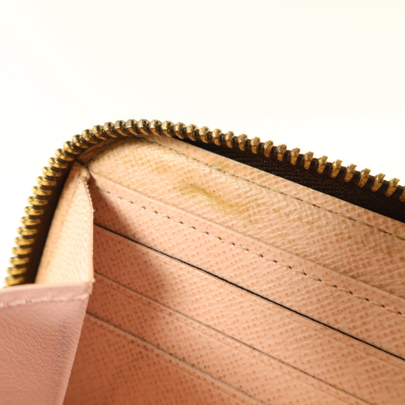 LOUIS VUITTON Damier Zipper Long Wallet金扣長錢包-14