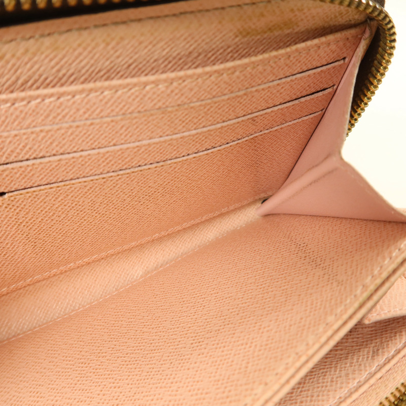 LOUIS VUITTON Damier Zipper Long Wallet金扣長錢包-19