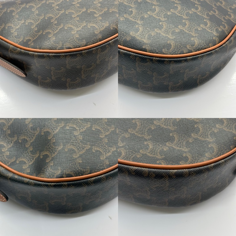 CELINE 賽琳 老花帆布斜背包 TRIOMPHE 117252-4