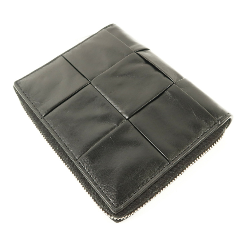 BOTTEGA VENETA 牛皮皮革Zip Around銀扣錢包-3