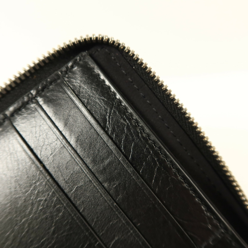 BOTTEGA VENETA 牛皮皮革Zip Around銀扣錢包-16