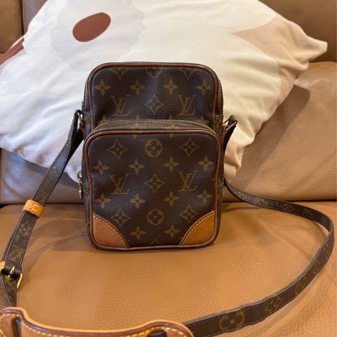 LV 雙層相機包 老花