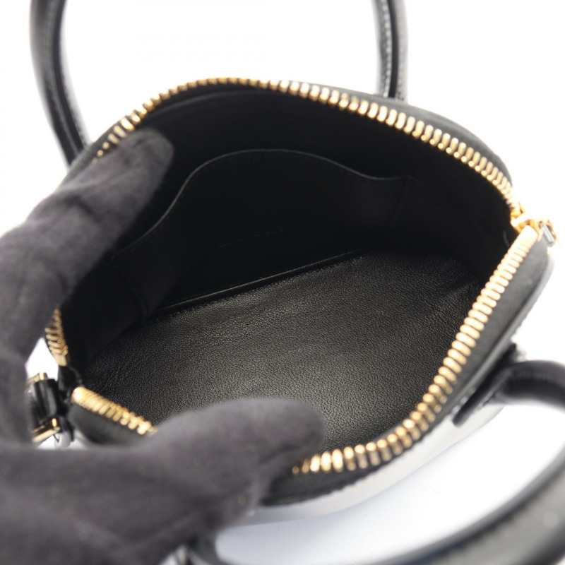 CELINE 迷你 Honorine 單肩手提包 10N573ETZ.38NO 黑色皮革 二手 女士-2