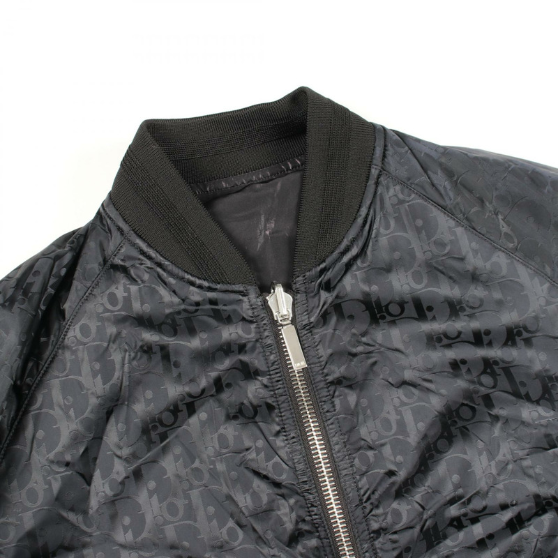 Dior Oblique Blouson 其他夾克 尼龍 海軍藍 二手 男士-5