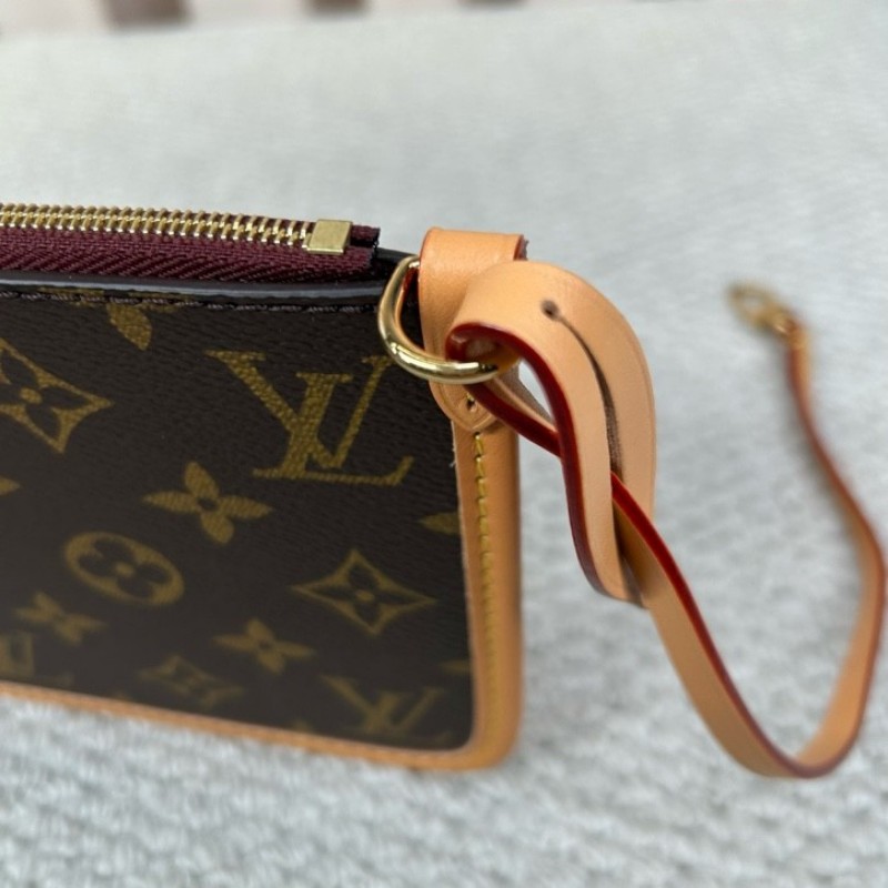 LV路易威登Neverfull子袋 經典老花 拉鍊順滑 容量合適 日常裝手機錢包很實用-18